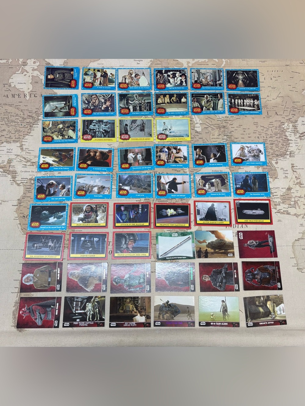 Star Wars 20th Century-Fox, Topps Lot Vintage 1977 / 2015-2016 50+ Cards A#1Deal